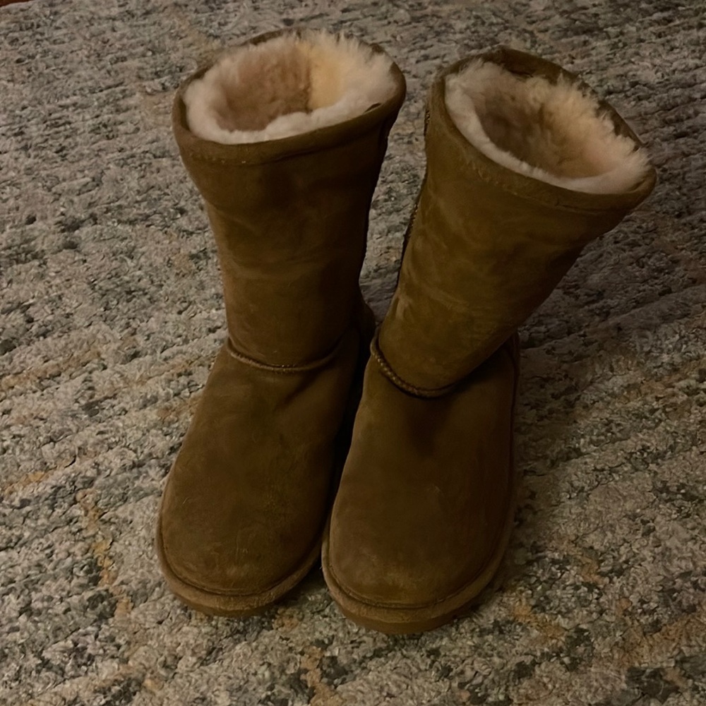 Woman’s Bearpaw Size 10 tan suede boots